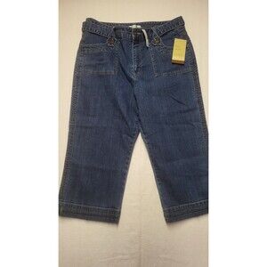 Christopher Banks Denim Capri Wide Leg  Women's Size 14 NWT USA Seller
